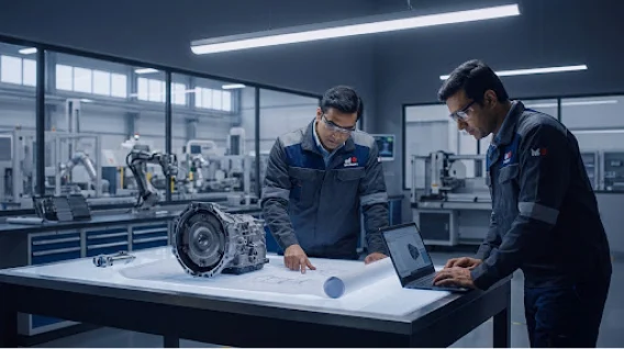 Maruti engineering team at work